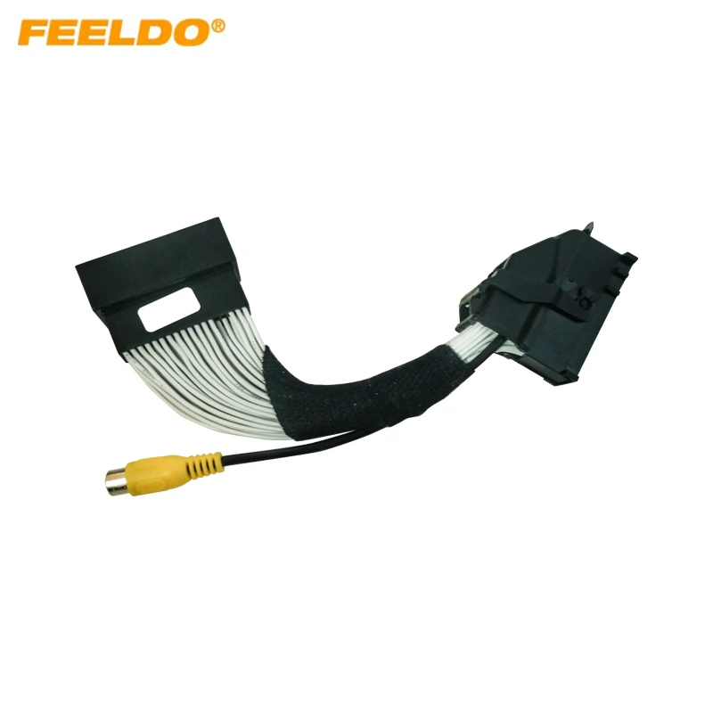 FEELDO Car 54pin Head with RCA Rearview Backup Rear Camera Input Harness for Ford F-150 Lincoln Extension Cable Adapter
FEELDO Car 54pin Head with RCA Rearview Backup Rear Camera Input Harness for Ford F-150 Lincoln Extension Cable Adapter