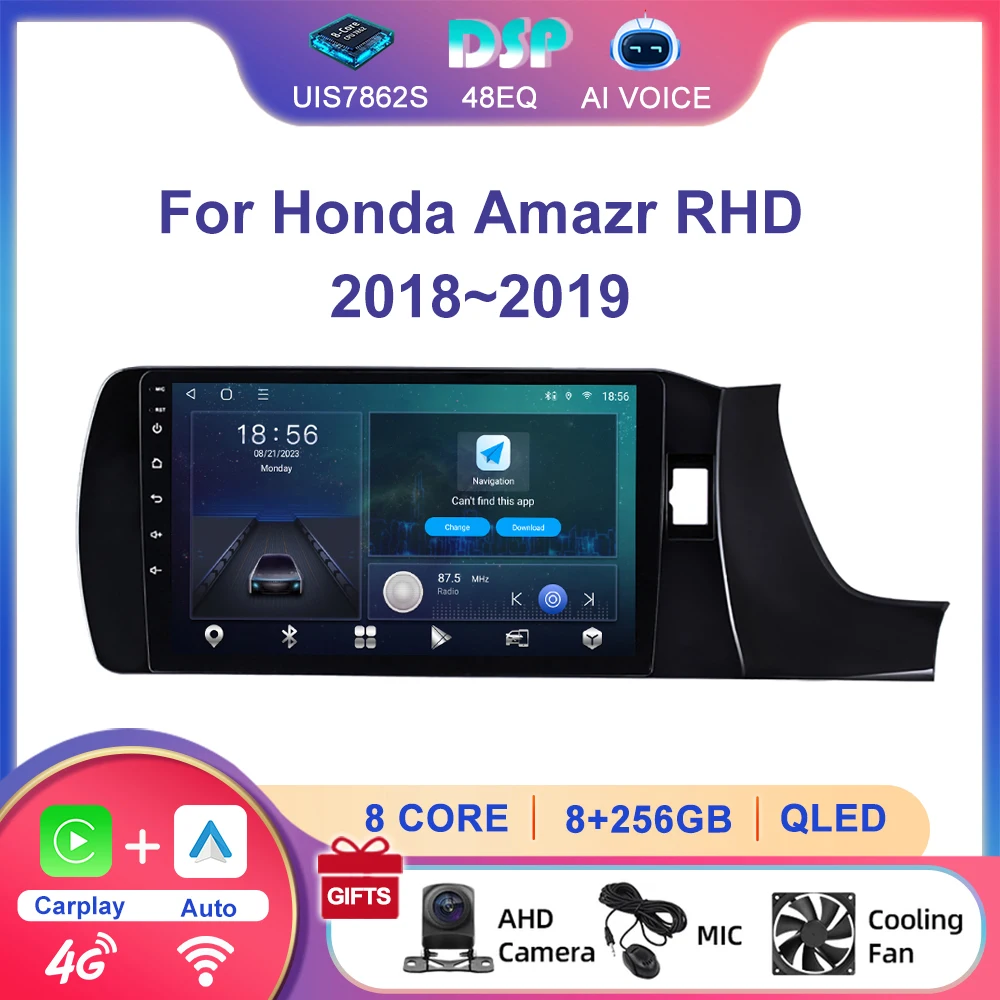 9'' GPS Audio Bluetooth DSP 4G Carplay Stereo Car Radio Navigation Car Android 9 Inch Touch Screen for Honda Amazr RHD 2018 2019
9'' GPS Audio Bluetooth DSP 4G Carplay Stereo Car Radio Navigation Car Android 9 Inch Touch Screen for Honda Amazr RHD 2018 2019