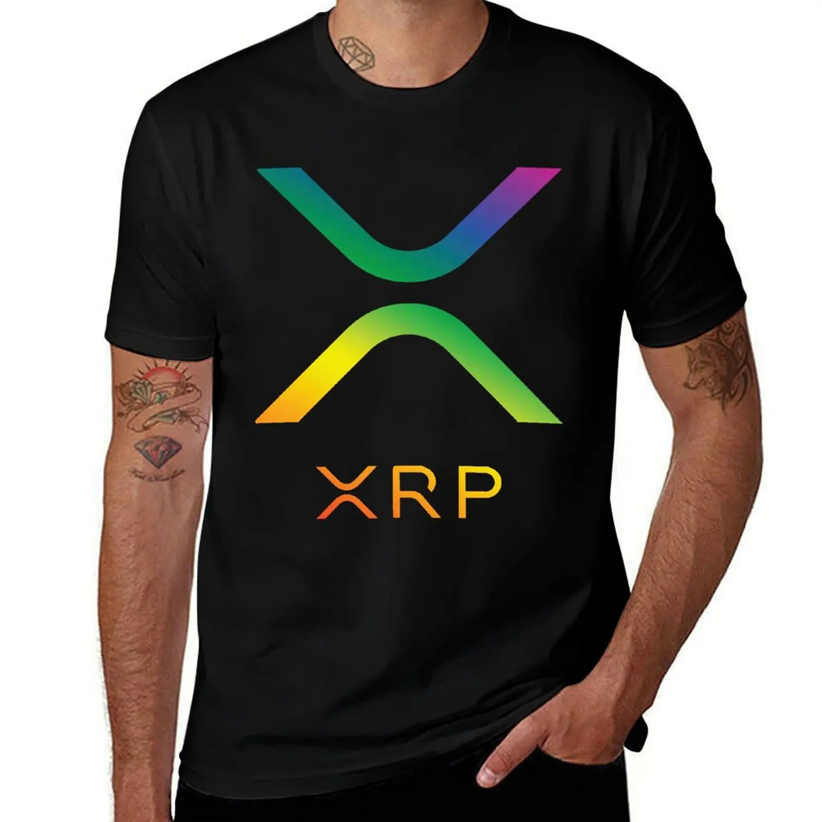 RAINBOW GRADIENT XRP RIPPLE NEW LOGO T-Shirt graphic shirts boys whites Funny t-shirts mens fashion
RAINBOW GRADIENT XRP RIPPLE NEW LOGO T-Shirt graphic shirts boys whites Funny t-shirts mens fashion