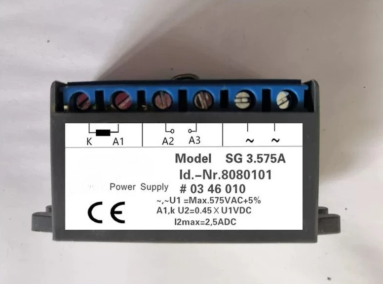 ..For Bauer Typ SG 3.575B BAU2577542 U1 = max. 575VAC + 5% Rectifier S..
..For Bauer Typ SG 3.575B BAU2577542 U1 = max. 575VAC + 5% Rectifier S..