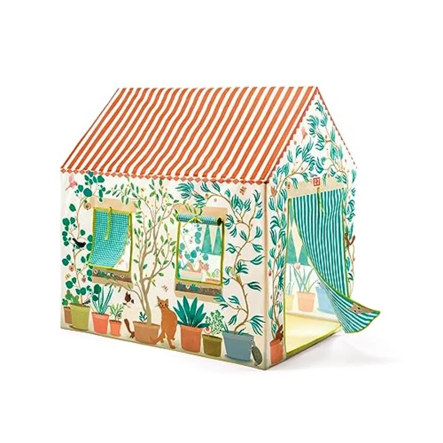 Play Tent Play House for Indoor Use - Polyester Fabric in Blue - Quick Assembly Design for Instant Fun Imaginative Adventure
Play Tent Play House for Indoor Use - Polyester Fabric in Blue - Quick Assembly Design for Instant Fun Imaginative Adventure