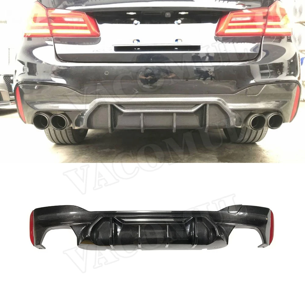 VACOMUL Dry Carbon Fiber Rear Bumper Lip Diffuser For BMW 5 Series G30 G38 M Sport 2017-2020 M5 Bumper Guard Spoiler
VACOMUL Dry Carbon Fiber Rear Bumper Lip Diffuser For BMW 5 Series G30 G38 M Sport 2017-2020 M5 Bumper Guard Spoiler