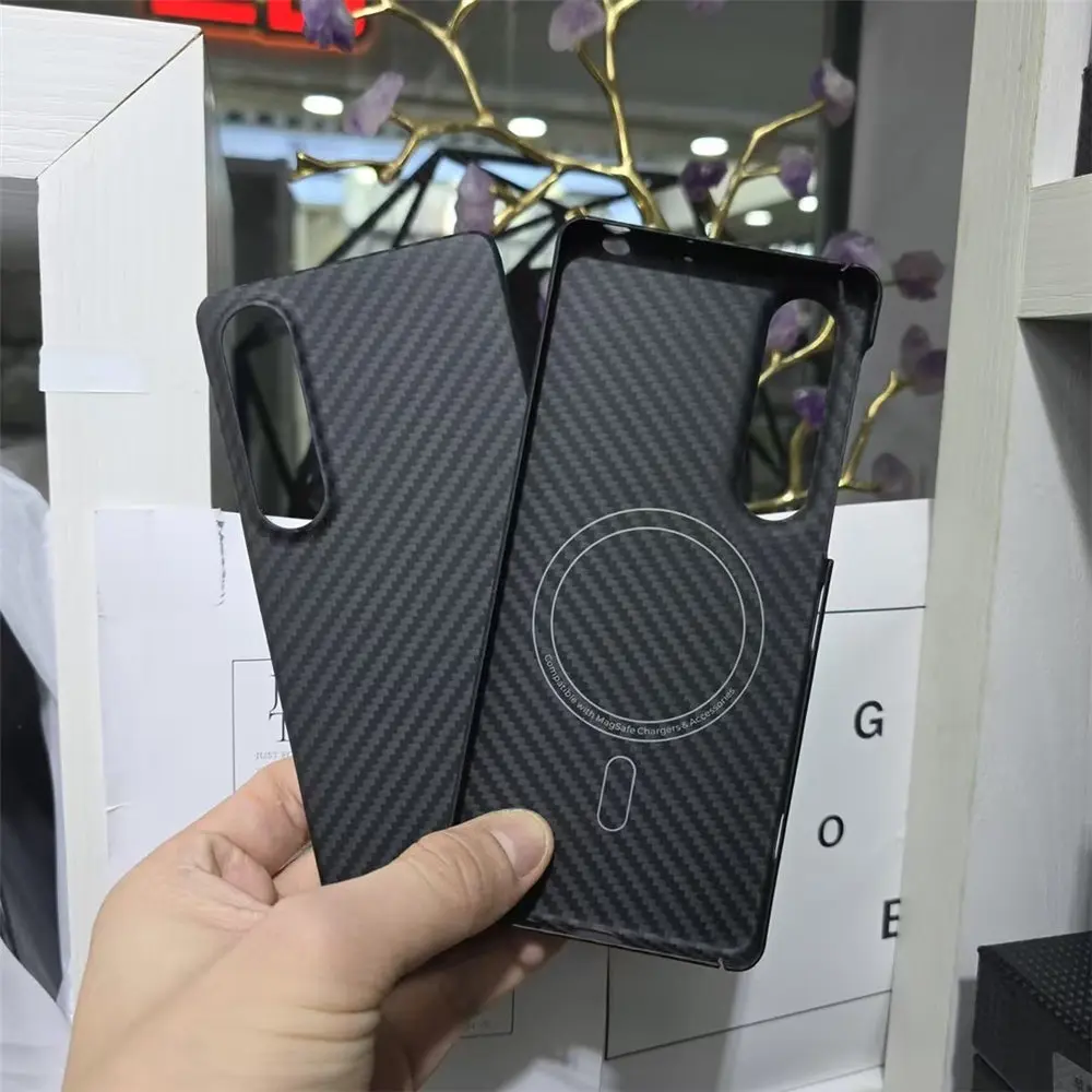 Оригинальный арамидный чехол Magsafe из углеродного волокна для Sony Xperia 1 VII, матовый твердый чехол
Оригинальный арамидный чехол Magsafe из углеродного волокна для Sony Xperia 1 VII, матовый твердый чехол