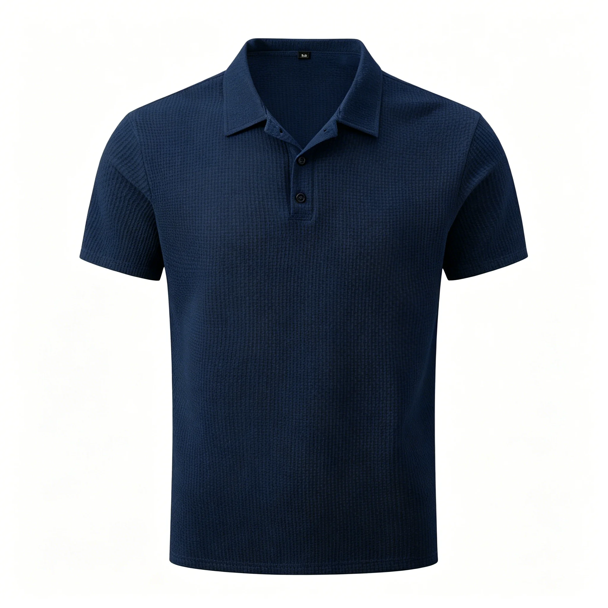 Men's waffle texture polo shirt - casual and fashionable short-sleeved button-down T-shirt, breathable and loose-fitting style
Men's waffle texture polo shirt - casual and fashionable short-sleeved button-down T-shirt, breathable and loose-fitting style