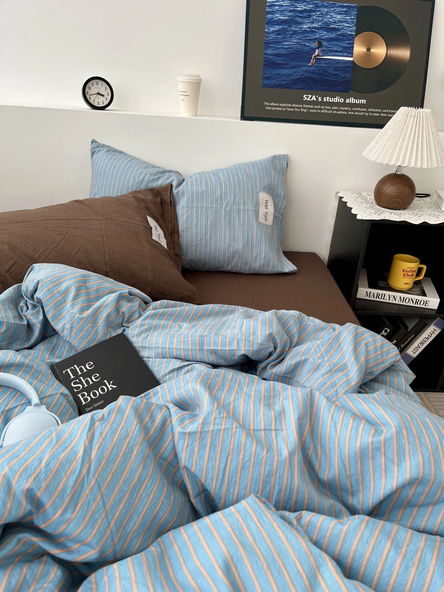Washed Cotton Stripe Mix Matching Bloggers Style Bedding Set Pure Cotton Three Piece Duvet Cover Student Four Piece Sheet Set
Washed Cotton Stripe Mix Matching Bloggers Style Bedding Set Pure Cotton Three Piece Duvet Cover Student Four Piece Sheet Set
