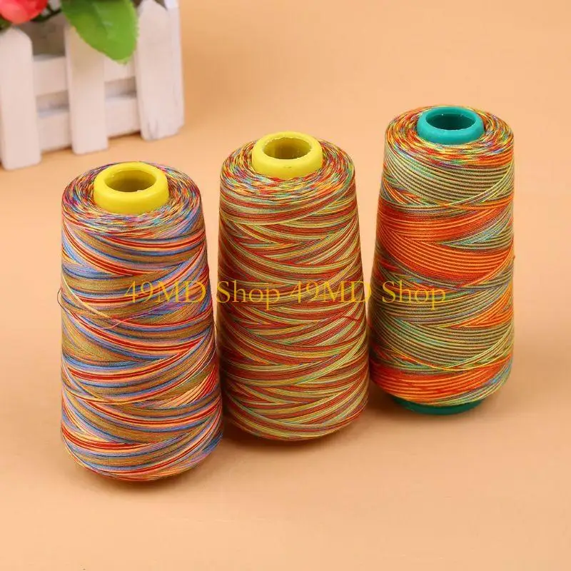 49MD 3000 Yards Multicolored Graident Rainbow Polyester Embroidery Sewing Thread Stitching Yarn DIY Craft Knitting Accessories
49MD 3000 Yards Multicolored Graident Rainbow Polyester Embroidery Sewing Thread Stitching Yarn DIY Craft Knitting Accessories