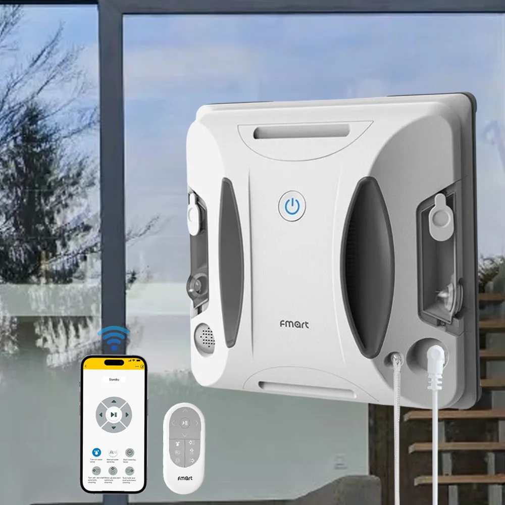 Two-Way Water Spray Smart Robot Window Washer W6 Anti-Drop 10 Language Options Remote Control Electric for Household Car Use
Two-Way Water Spray Smart Robot Window Washer W6 Anti-Drop 10 Language Options Remote Control Electric for Household Car Use