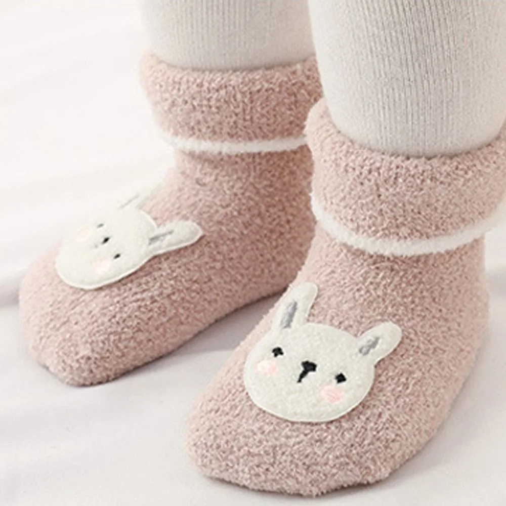 Thick Anti Slip Coral Fleece Mid Tube Socks Rabbit Bear Bbay Floor Socks Cartoon Toddler Socks Infant Indoor Socks Baby Socks
Thick Anti Slip Coral Fleece Mid Tube Socks Rabbit Bear Bbay Floor Socks Cartoon Toddler Socks Infant Indoor Socks Baby Socks
