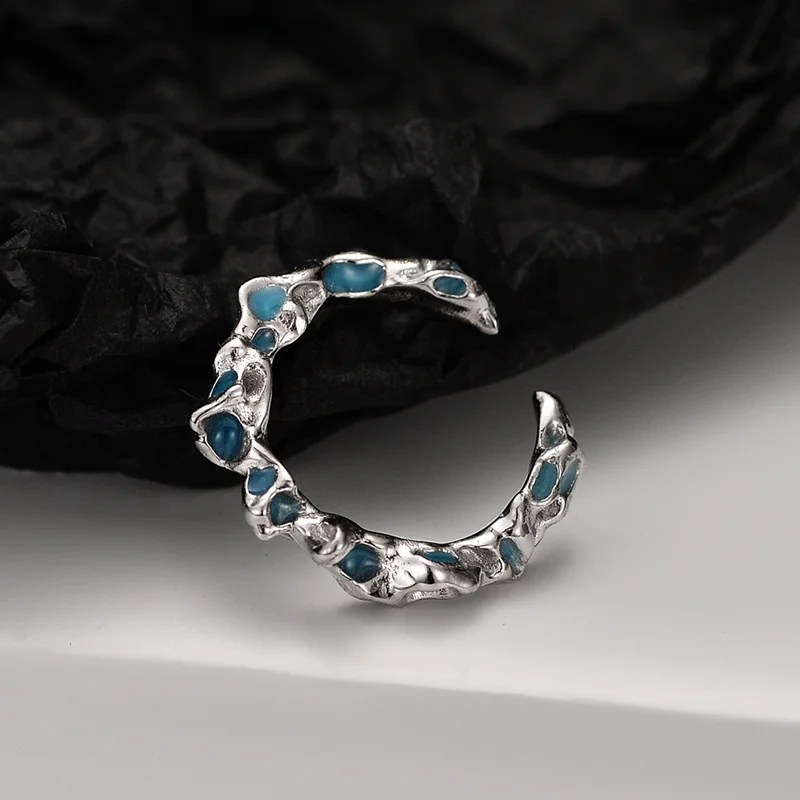 genuine Luxury brand real jewels J1309 Coral Blue Shaped Ring Personality Men and Women S925 Sterling Silver Deep Sea Series Hea
genuine Luxury brand real jewels J1309 Coral Blue Shaped Ring Personality Men and Women S925 Sterling Silver Deep Sea Series Hea