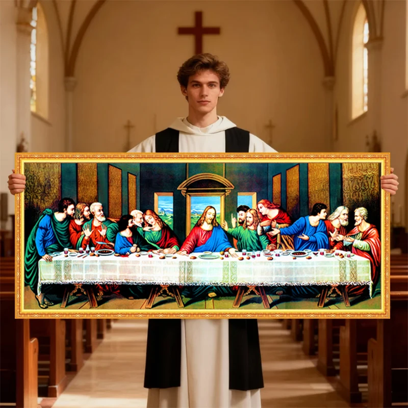 2026 New style 5D DIY spuare&round Diamond Painting The Last Supper Crystal Diamond Painting Jesus Cross Stitch Needlework Home
2026 New style 5D DIY spuare&round Diamond Painting The Last Supper Crystal Diamond Painting Jesus Cross Stitch Needlework Home