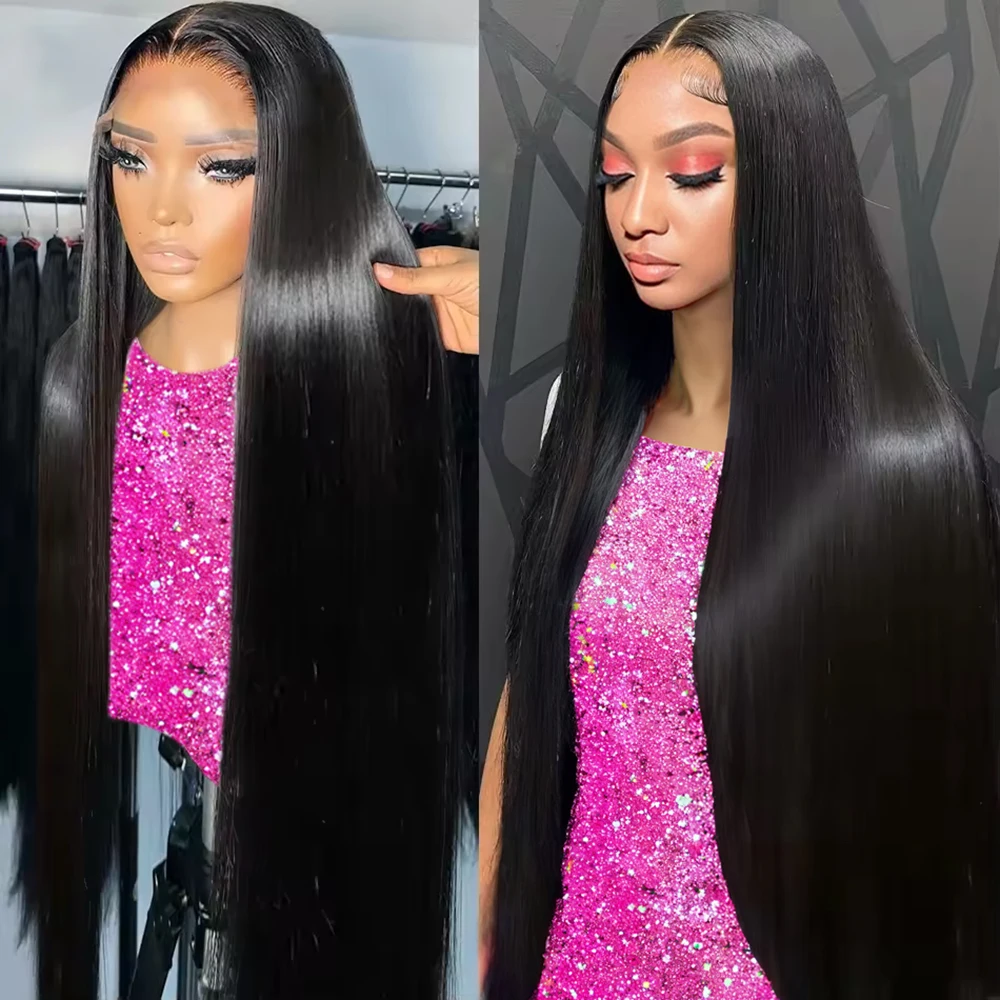 250 Density Straight 13x4 13x6 HD Transparent Lace Front Wig Human Hair 30 40 Inch Pre Plucked Lace Frontal Wigs Brazilian Women
250 Density Straight 13x4 13x6 HD Transparent Lace Front Wig Human Hair 30 40 Inch Pre Plucked Lace Frontal Wigs Brazilian Women