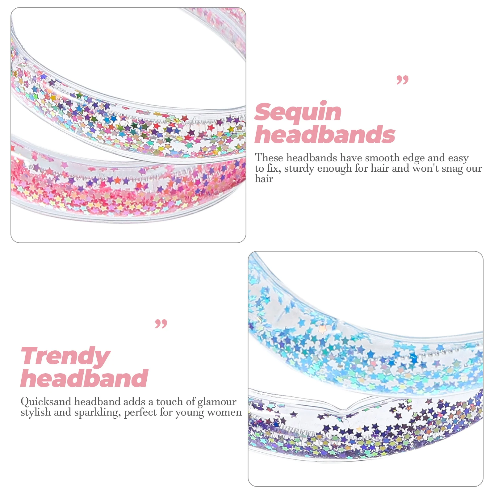 5 Pcs Headb s for Women Teens Smooth Edge Easy to Fix Sturdy Hair Accessories Sequin Padded Fashion Trendy
5 Pcs Headb s for Women Teens Smooth Edge Easy to Fix Sturdy Hair Accessories Sequin Padded Fashion Trendy