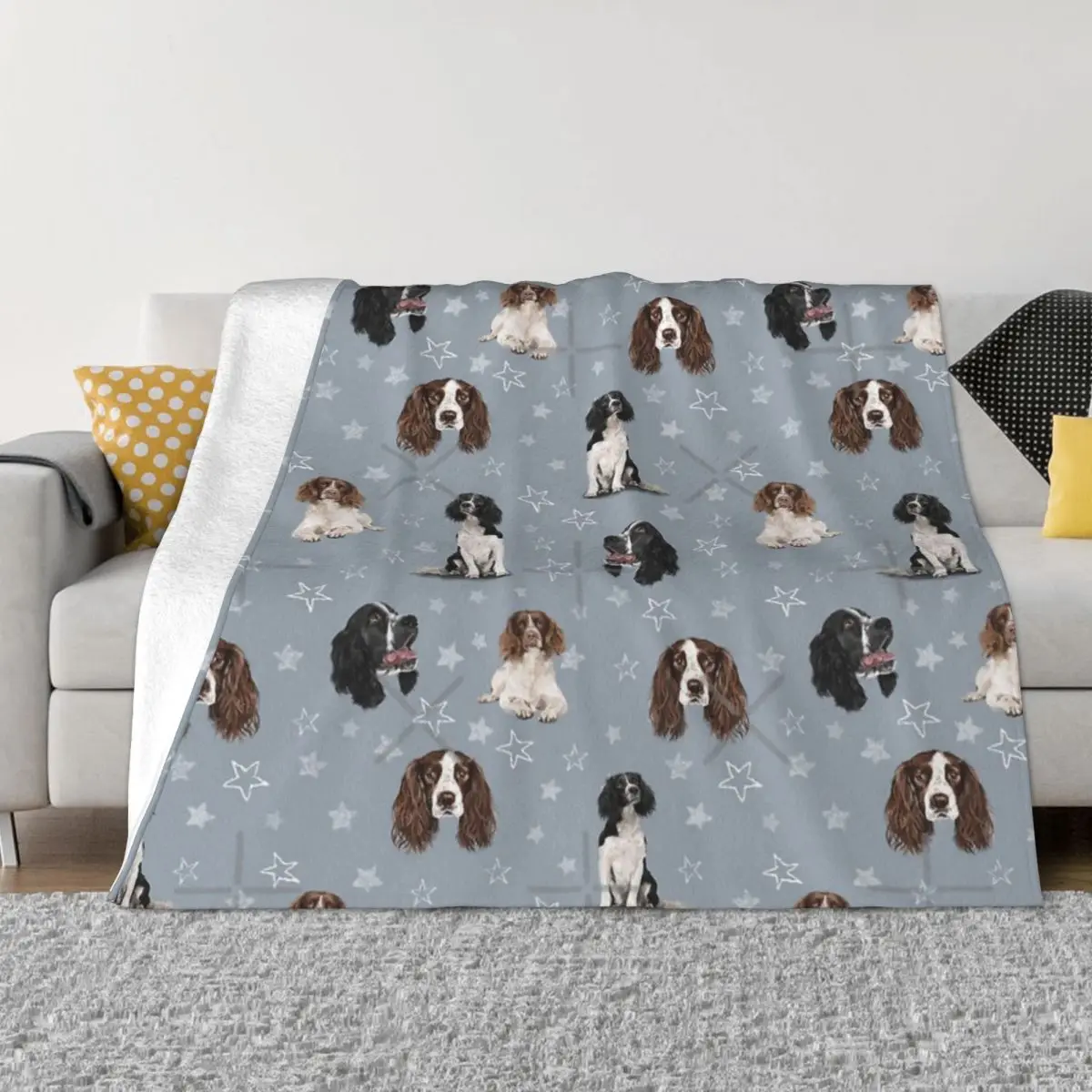 The Springer Spaniel Blue Plush Bedroom Couple Blankets Thin Wadding Blanket Throw Blanket
The Springer Spaniel Blue Plush Bedroom Couple Blankets Thin Wadding Blanket Throw Blanket
