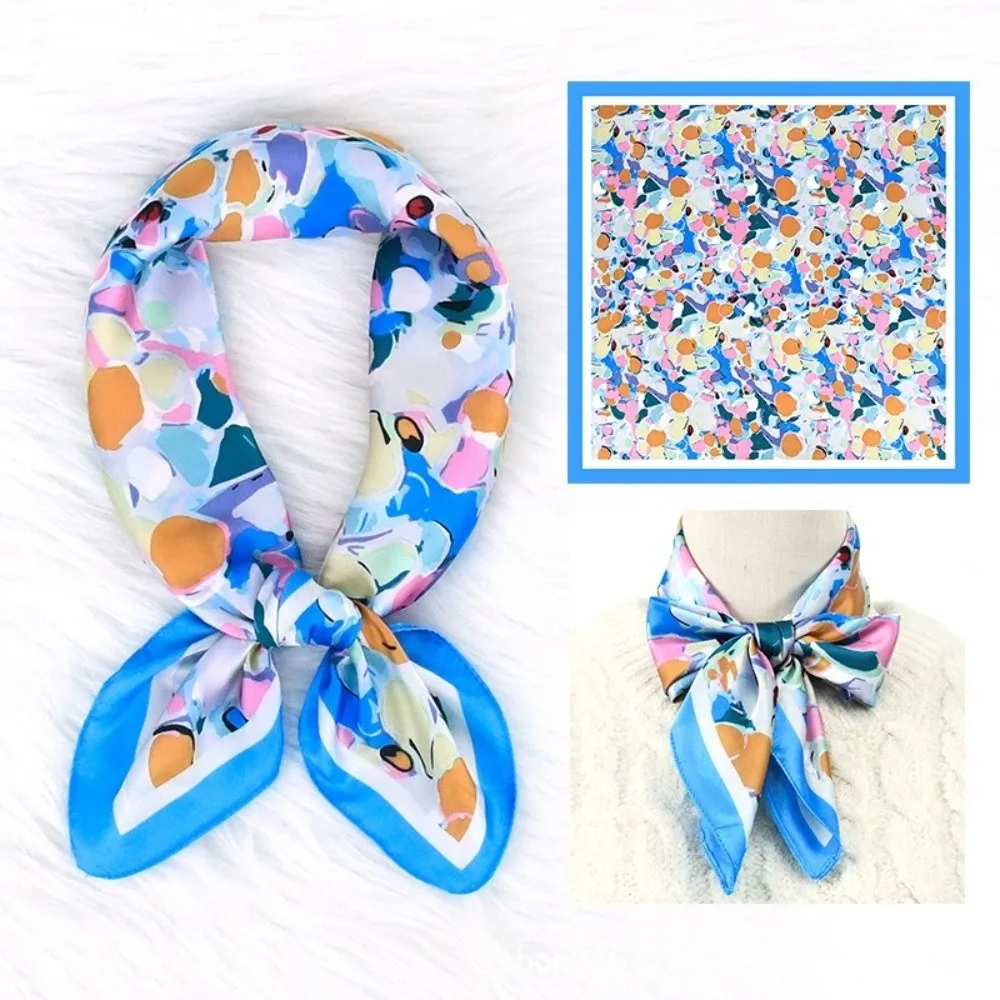 Fashion Luxury Women Silk Scarf Flowers Print 70*70cm Hair Scarf Square All-Match Headband Scarf
Fashion Luxury Women Silk Scarf Flowers Print 70*70cm Hair Scarf Square All-Match Headband Scarf