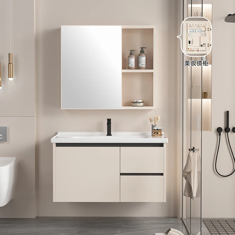 New Cream Wind Bathroom Cabinet Integrated Basin Ceramic Washbasin Toilet Washbasin Cabinet Combination Washstand
New Cream Wind Bathroom Cabinet Integrated Basin Ceramic Washbasin Toilet Washbasin Cabinet Combination Washstand