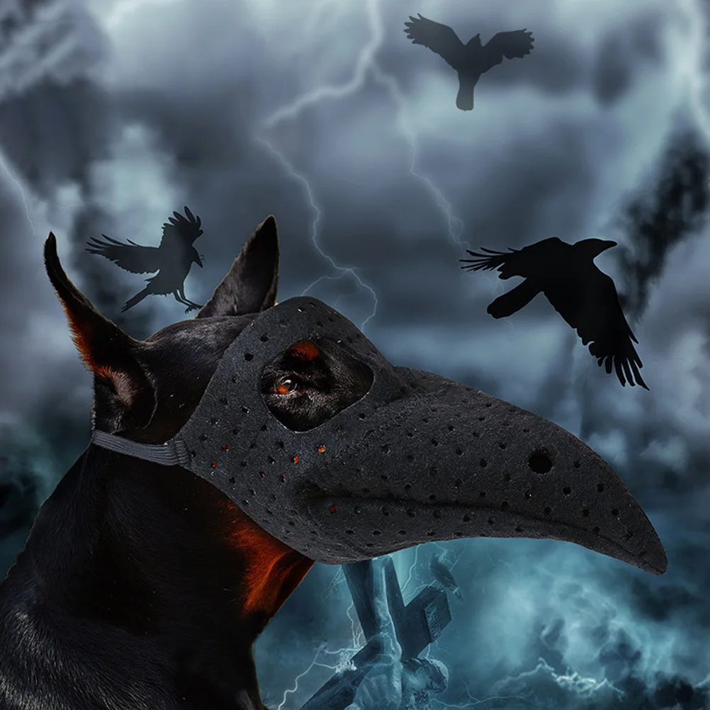 Adjustable Halloween Breathable Small Dog Beak Shaped Felt Cloth Cats Dogs Anti-Barking Licking With Elastic Rope
Adjustable Halloween Breathable Small Dog Beak Shaped Felt Cloth Cats Dogs Anti-Barking Licking With Elastic Rope