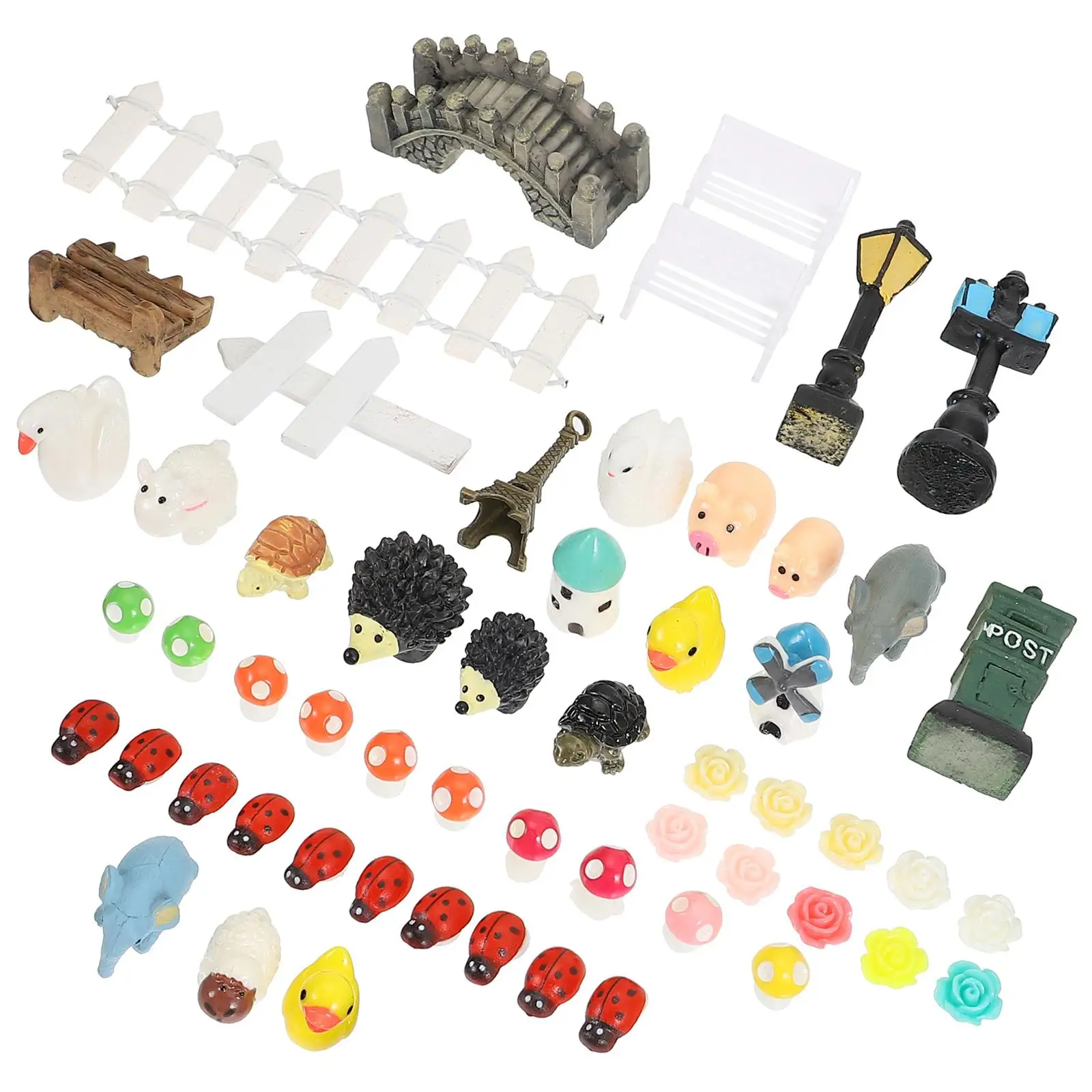 56 Pcs Micro Landscape Decoration Animal Gift Desktop Ornament Miniature Ornaments The Adornment Cake Cartoon
56 Pcs Micro Landscape Decoration Animal Gift Desktop Ornament Miniature Ornaments The Adornment Cake Cartoon