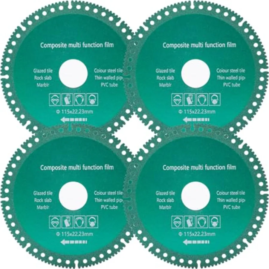 4-1/2 Inch Diamond Saw Blades for Angle Grinder for Angle Grinder 7/8" Cutting Disc, Grinder Cut Off Wheels for Metal, Ceramic,
4-1/2 Inch Diamond Saw Blades for Angle Grinder for Angle Grinder 7/8" Cutting Disc, Grinder Cut Off Wheels for Metal, Ceramic,