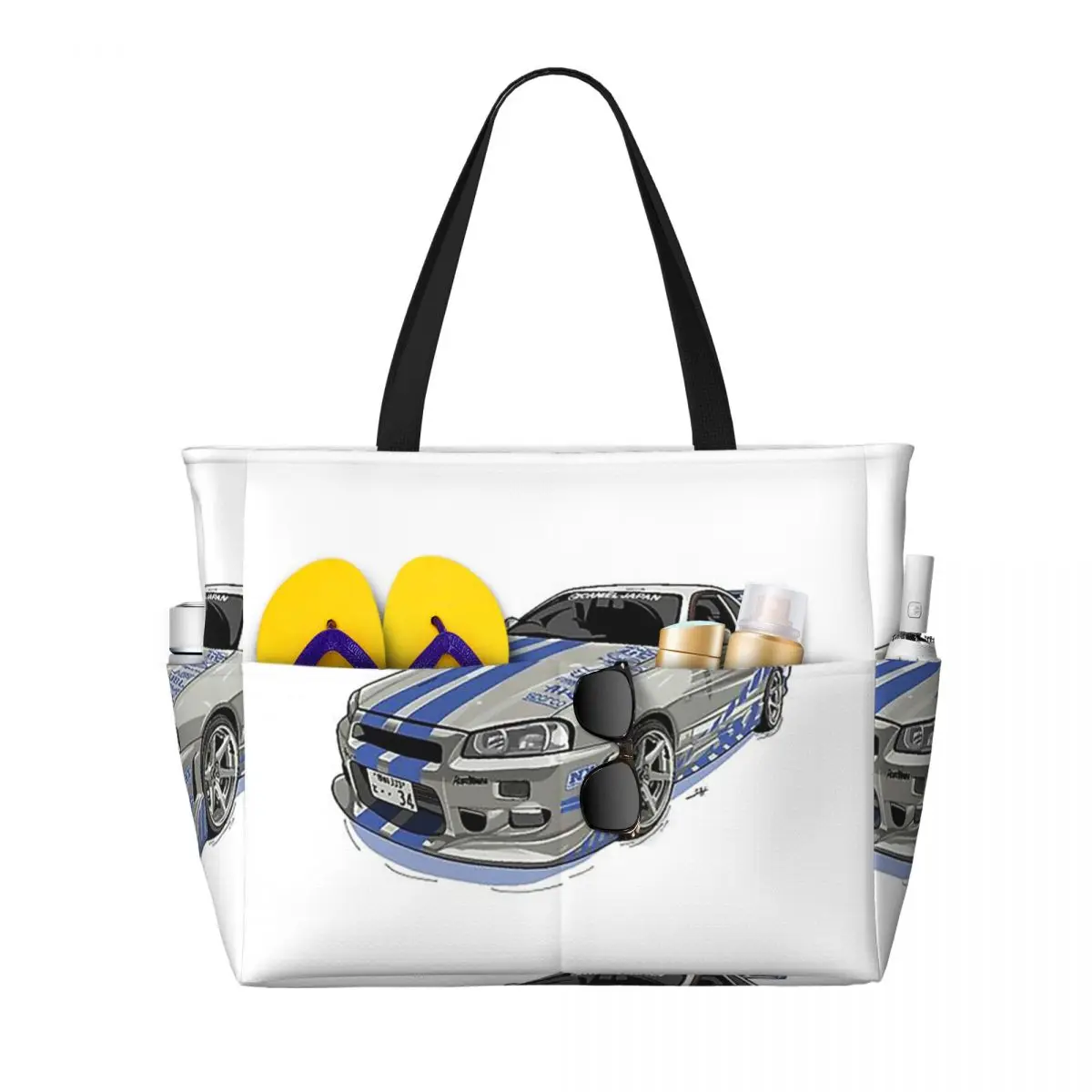Fast And Furious Skyline Beach Tote Bag Sport Gym Yoga Duffle Large Tote Bag Women Travel Bag Fitness bag
Fast And Furious Skyline Beach Tote Bag Sport Gym Yoga Duffle Large Tote Bag Women Travel Bag Fitness bag