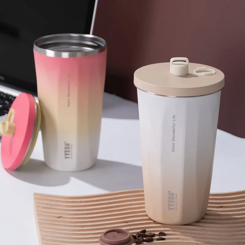 Tyeso Vacuum Tumbler with Straw 610ml Gradient Color Leak-Proof Ice-Proof Coffee Cup Stylish Insulated Travel Mug for Men Women
Tyeso Vacuum Tumbler with Straw 610ml Gradient Color Leak-Proof Ice-Proof Coffee Cup Stylish Insulated Travel Mug for Men Women
