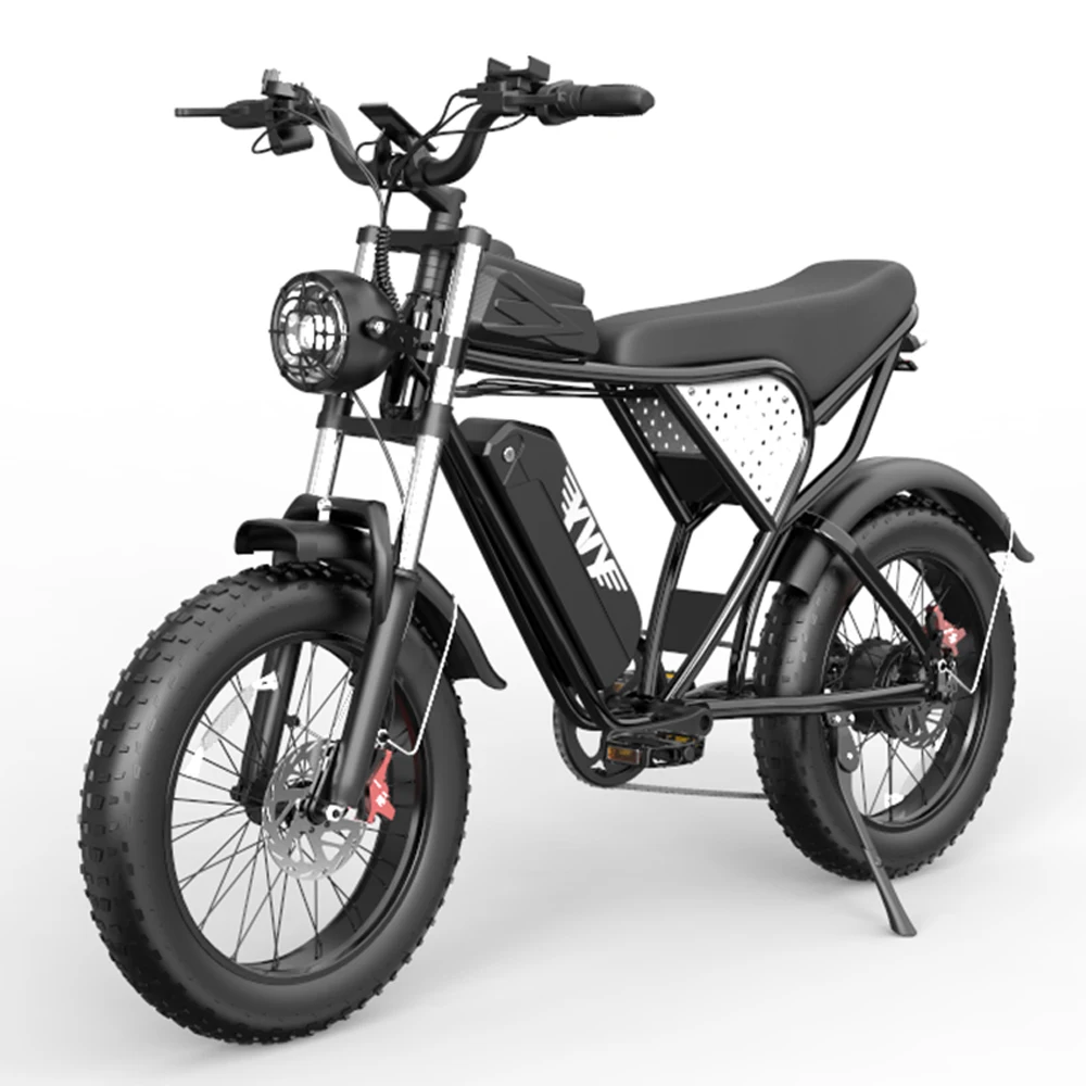Yvy Q20 48v 20Ah 20 Inch FatBike Electric City Bike E Bike Fat Tire Electric Mountain Dirt Bike Electric Bicycle for Adults
Yvy Q20 48v 20Ah 20 Inch FatBike Electric City Bike E Bike Fat Tire Electric Mountain Dirt Bike Electric Bicycle for Adults