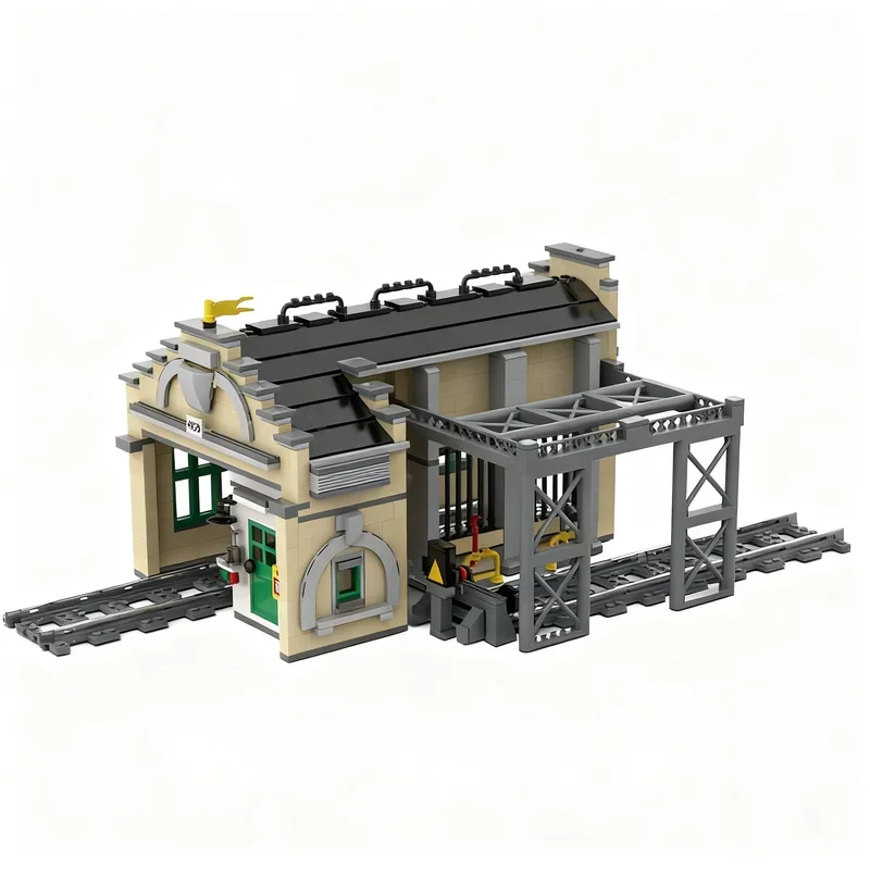 989PCS City Hot Selling Street View MOC Railway Carriage Locksmith Model DIY Creative Ideas Display AssemblyPuzzle Birthday Gift
989PCS City Hot Selling Street View MOC Railway Carriage Locksmith Model DIY Creative Ideas Display AssemblyPuzzle Birthday Gift
