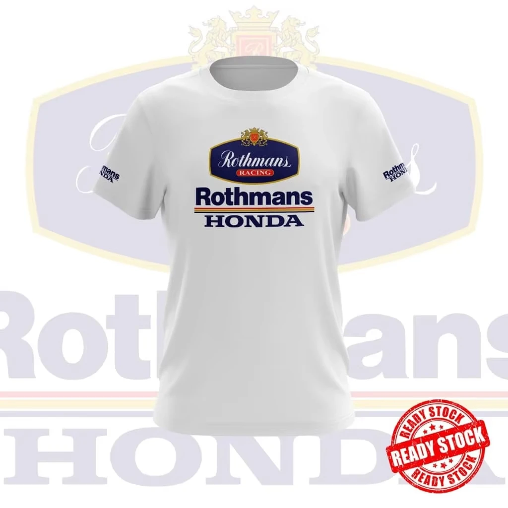2025 New Men's Honda Rothman Retro Print Motorcycle T-Shirt Comfortable Sports Casual Short Sleeves Quick drying Tops Clothing
2025 New Men's Honda Rothman Retro Print Motorcycle T-Shirt Comfortable Sports Casual Short Sleeves Quick drying Tops Clothing