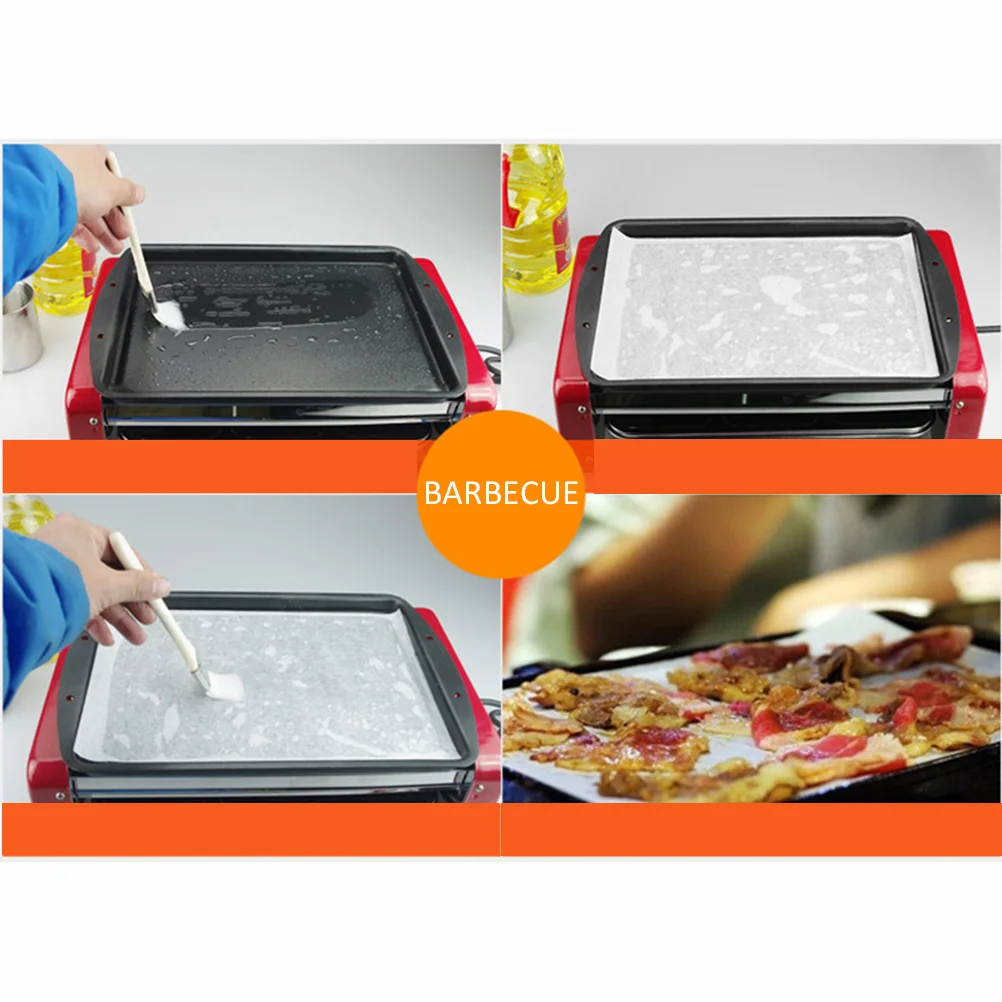 100Pcs Non-Stick Parchment Paper Baking Sheets 25x35cm High Temperature Resistant Oil Proof for Steamer Pizza Baking 
100Pcs Non-Stick Parchment Paper Baking Sheets 25x35cm High Temperature Resistant Oil Proof for Steamer Pizza Baking