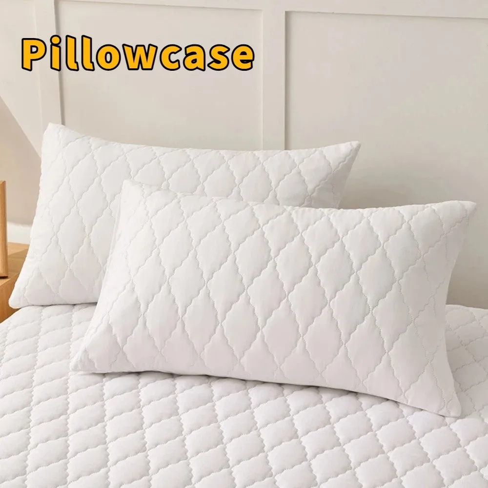 2pcs Nordic Style Quilted Pillow Case Solid Color Anti-Bacterial Pillow Cover Breathable Jacquard Pattern Oil-Proof Pillowcase
2pcs Nordic Style Quilted Pillow Case Solid Color Anti-Bacterial Pillow Cover Breathable Jacquard Pattern Oil-Proof Pillowcase