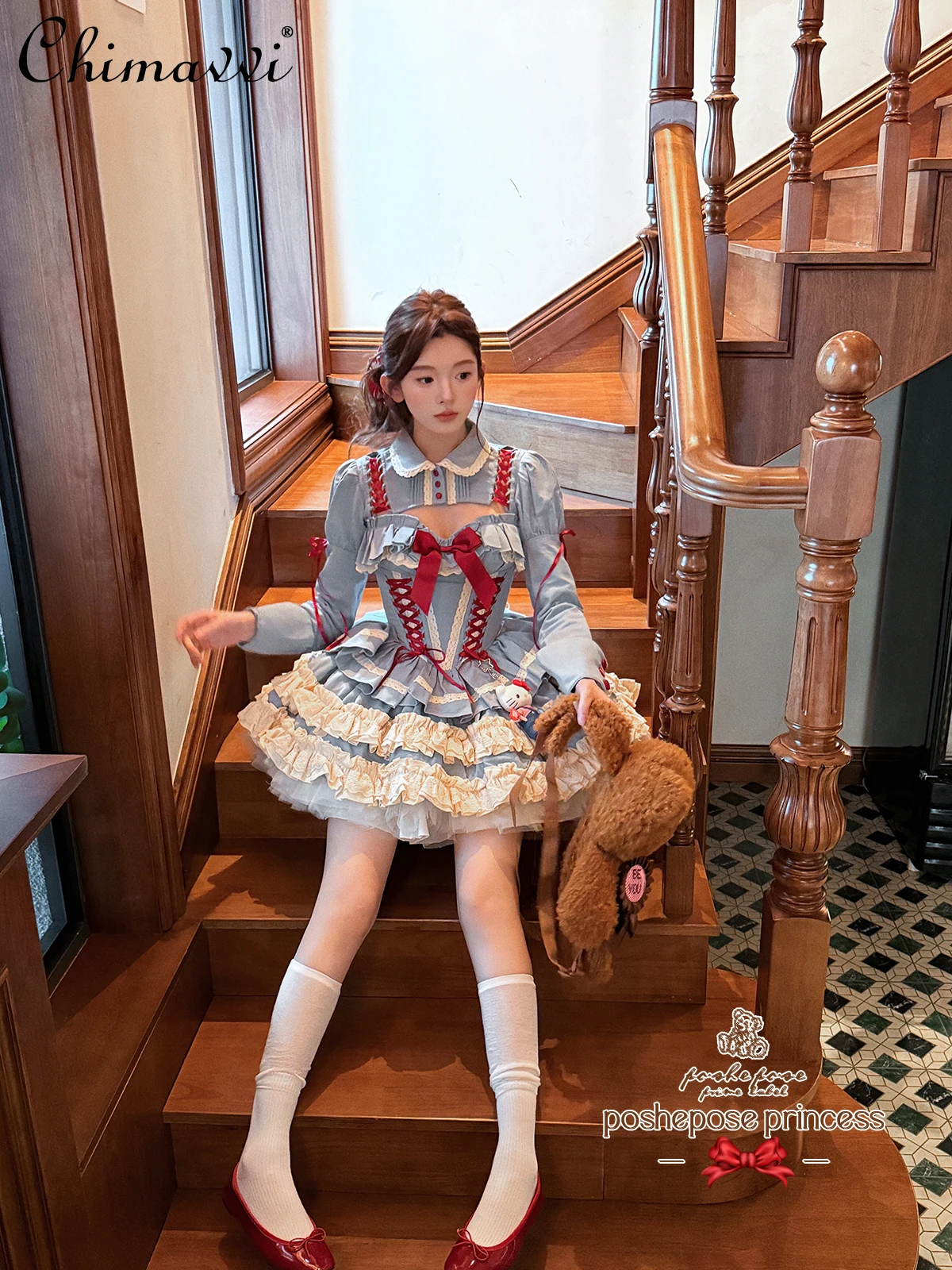 Princess Sweet Cute Bowknot Тонкий топ-труба с длинными рукавами Верхняя одежда с высокой талией Торт Пышная юбка Комплект для девочек Элегантная вечеринка Лолита 3 шт.
Princess Sweet Cute Bowknot Тонкий топ-труба с длинными рукавами Верхняя одежда с высокой талией Торт Пышная юбка Комплект для девочек Элегантная вечеринка Лолита 3 шт.