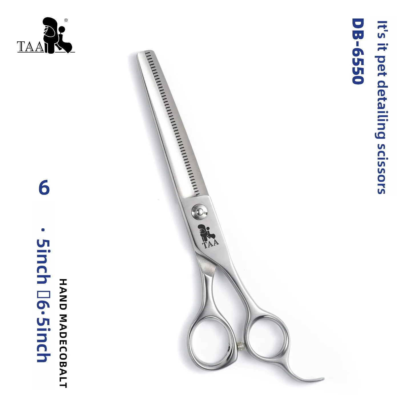 Taa it it pet grooming scissors tooth scissors DB6550 dog teddy VIP trimming with fluffy
Taa it it pet grooming scissors tooth scissors DB6550 dog teddy VIP trimming with fluffy