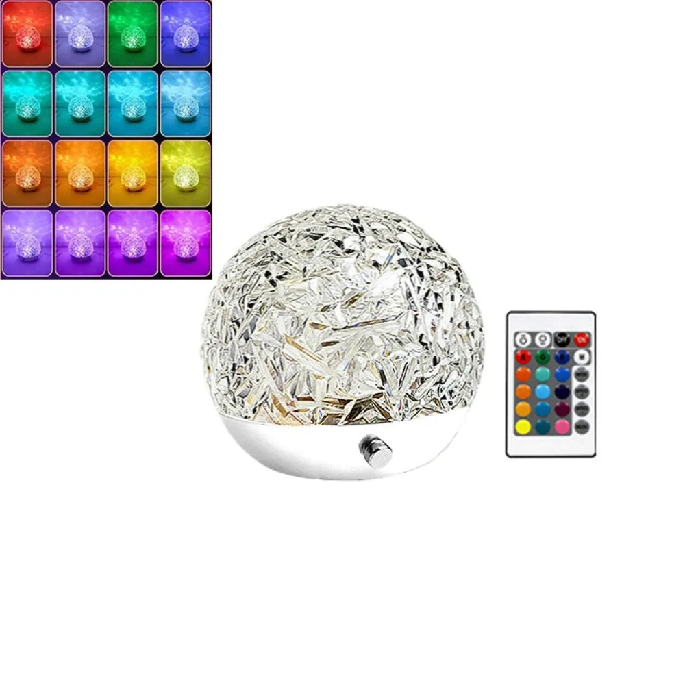 3/16 Colour Changing Water Ripple Projection Lamp Touch Dimmer Remote Controls LED Spherical Night Light Eye Protection
3/16 Colour Changing Water Ripple Projection Lamp Touch Dimmer Remote Controls LED Spherical Night Light Eye Protection