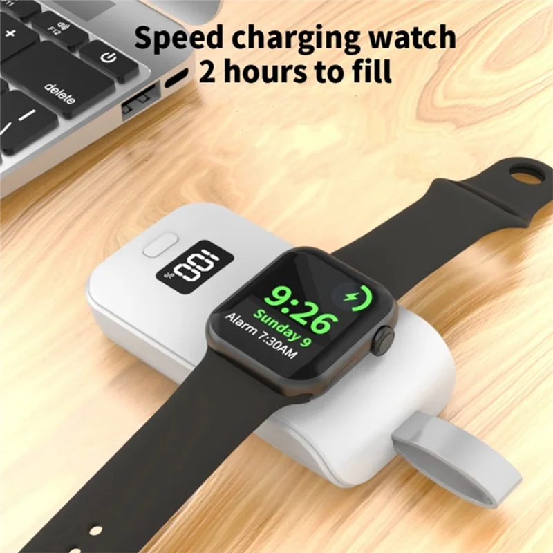 AM-Portable Wireless Charger Power Bank For Watch 8 7 6 5 4 3 SE Ultra Magnetic Charging Station Black Easy To Use
AM-Portable Wireless Charger Power Bank For Watch 8 7 6 5 4 3 SE Ultra Magnetic Charging Station Black Easy To Use