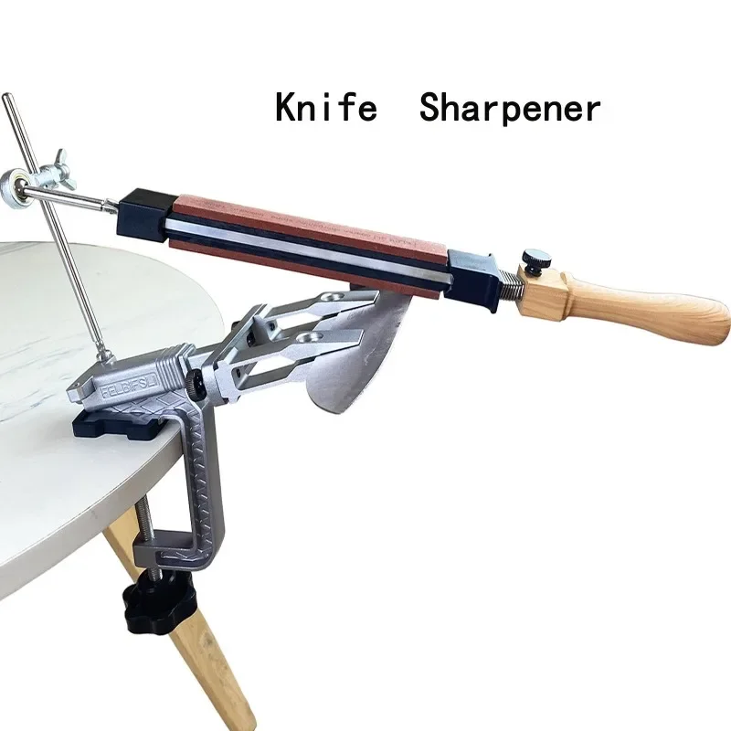 Fixed-Angle Knife Sharpener Kit System Stainless Steel Precision Adjust Knife Sharpener Tool Complete Angle 360° Rotation
Fixed-Angle Knife Sharpener Kit System Stainless Steel Precision Adjust Knife Sharpener Tool Complete Angle 360° Rotation