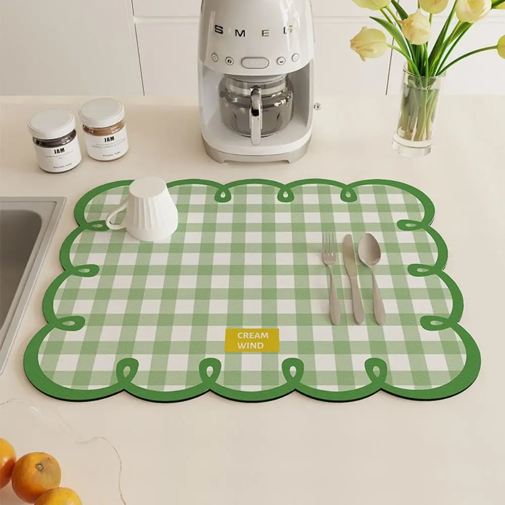Table Mat Super Absorbent Kitchen Drain Pad Non-slip Dish Drying Coffee Machine Mat Quick Dry Tableware Pad Home
Table Mat Super Absorbent Kitchen Drain Pad Non-slip Dish Drying Coffee Machine Mat Quick Dry Tableware Pad Home