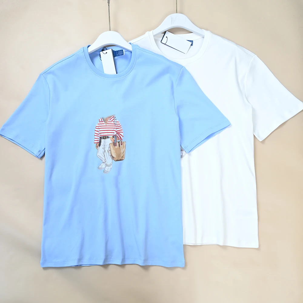 New Women's Cotton round Neck Short Sleeve T-shirt Cartoon Print Loose Fit Comfortable Breathable Summer Casual Top
New Women's Cotton round Neck Short Sleeve T-shirt Cartoon Print Loose Fit Comfortable Breathable Summer Casual Top