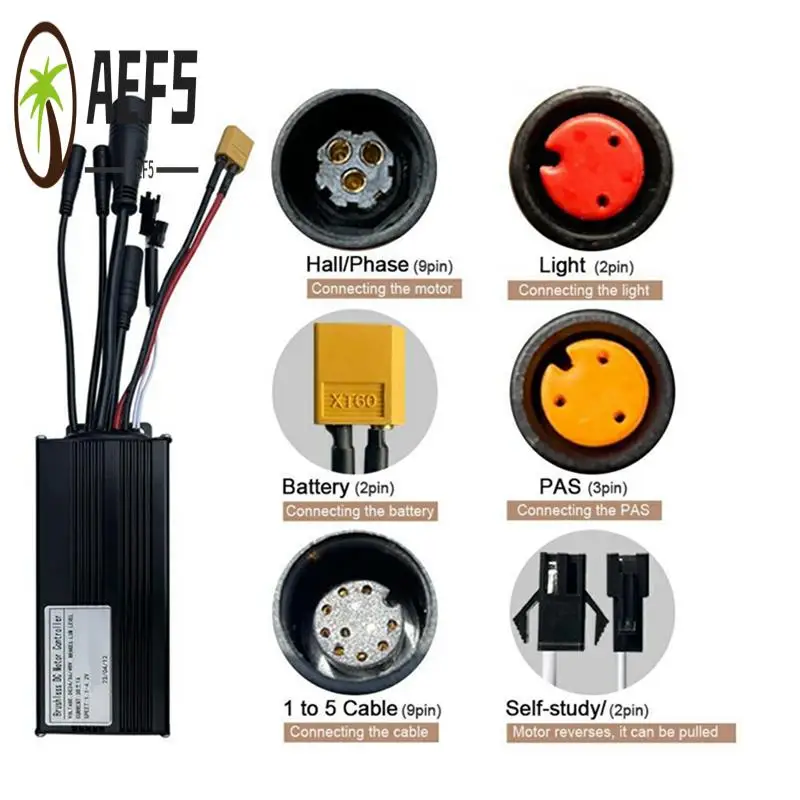 AEF5-36/48V Bicycle Lithium Battery Modification Accessories 1000W 30A Three-Mode Waterproof Small Kit S900 LCD Instrument Durab
AEF5-36/48V Bicycle Lithium Battery Modification Accessories 1000W 30A Three-Mode Waterproof Small Kit S900 LCD Instrument Durab