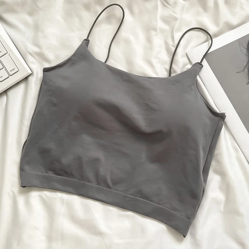 Casual Outings Black Camisole Vest Basic Solid Color Underwear Top Black High Stretch Material Loose Casual Wear
Casual Outings Black Camisole Vest Basic Solid Color Underwear Top Black High Stretch Material Loose Casual Wear
