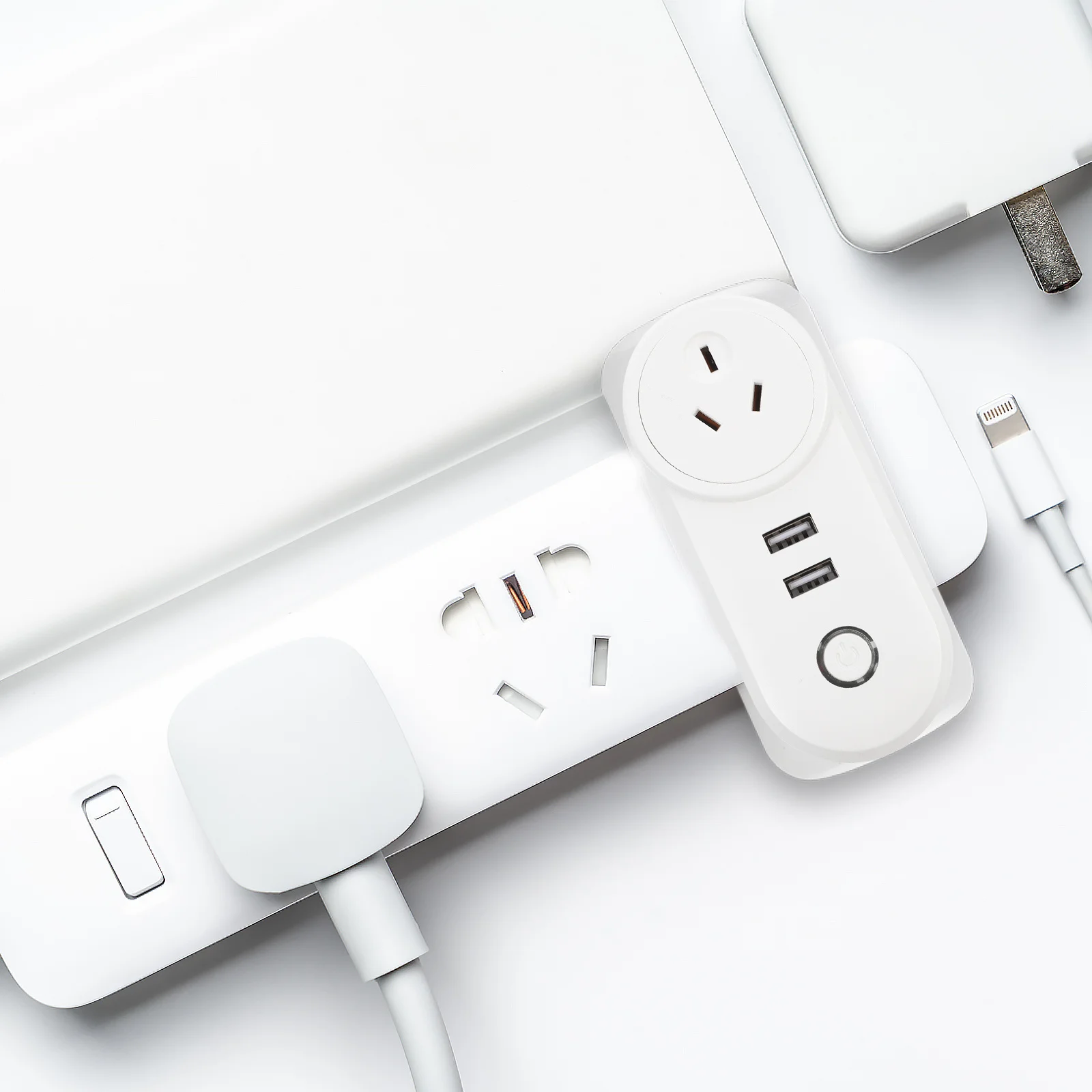 1Pcs WiFi Mini Outlet Au Plug Dual USB Ports Voice Control Wireless Home Power Socket Smart Outlet
1Pcs WiFi Mini Outlet Au Plug Dual USB Ports Voice Control Wireless Home Power Socket Smart Outlet