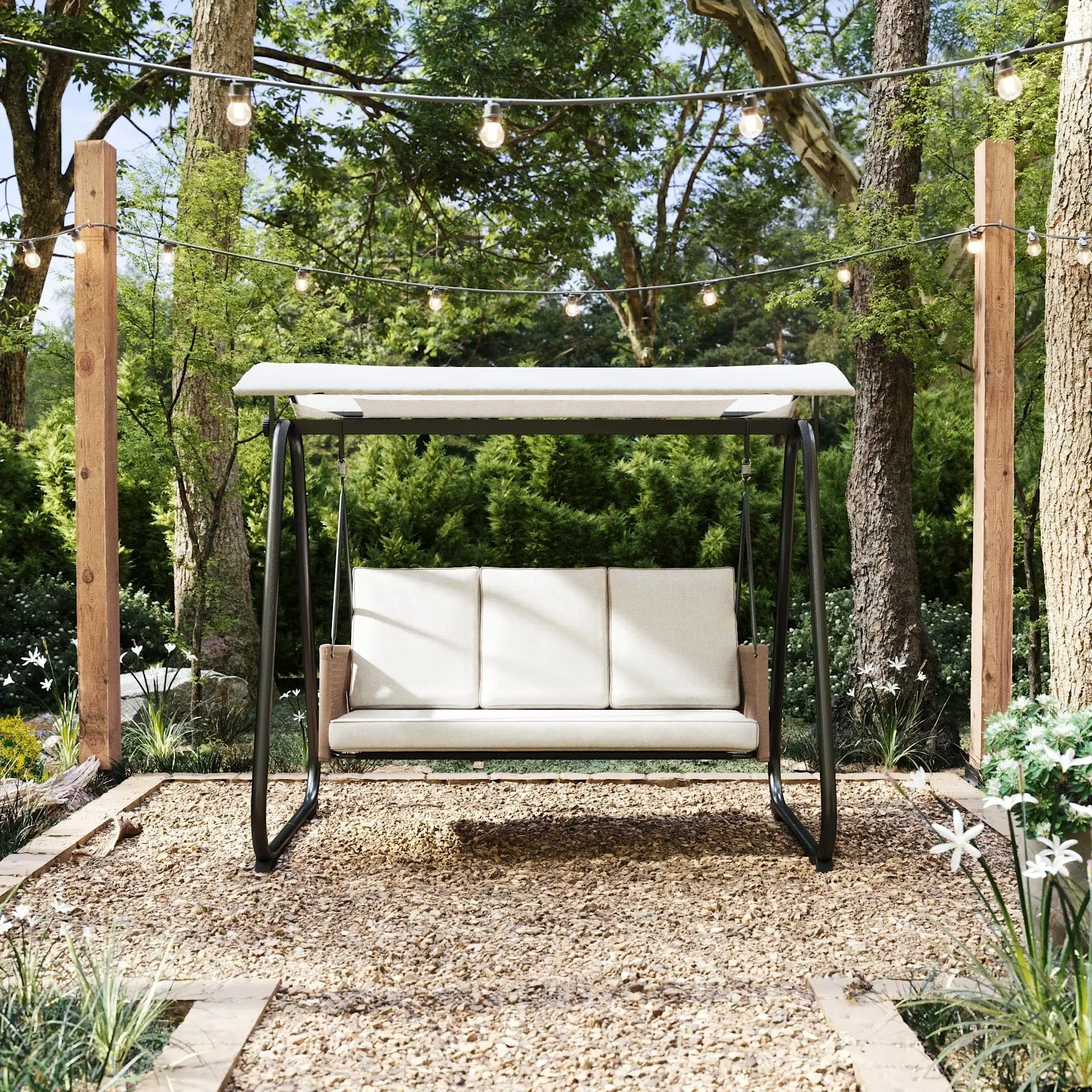!@Dwoo Outdoor Waterproof Swing Rocking Chair Sunshade Uv Resistant Patio 3 Seats Swing Chair
!@Dwoo Outdoor Waterproof Swing Rocking Chair Sunshade Uv Resistant Patio 3 Seats Swing Chair