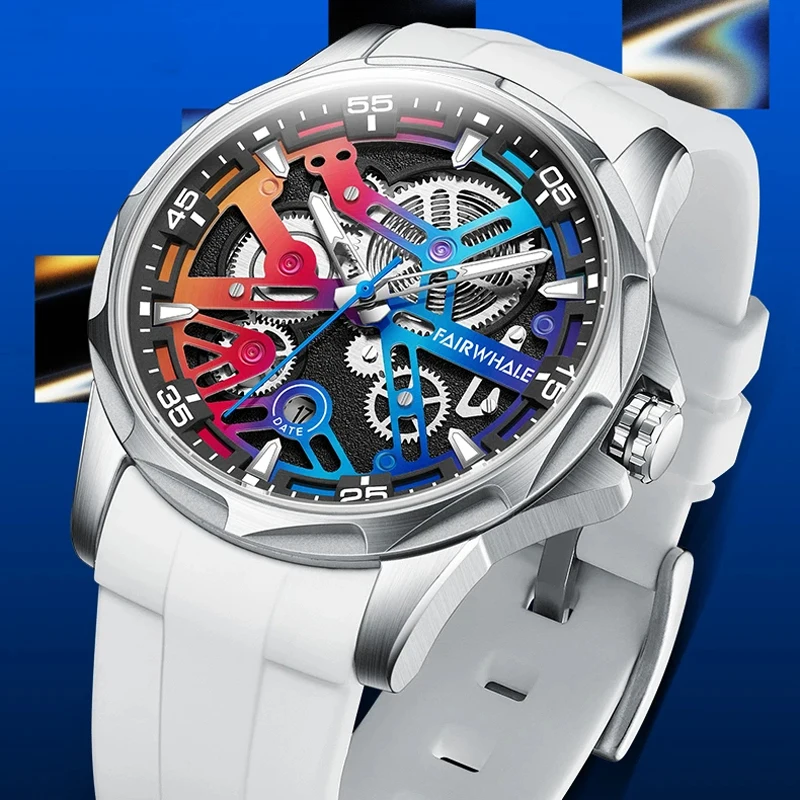 Fairwhale Brand New Men's Fashion Mechanical Watch Luminous Calendar Waterproof Silicone Luxury Automatic Watches for Man reloj
Fairwhale Brand New Men's Fashion Mechanical Watch Luminous Calendar Waterproof Silicone Luxury Automatic Watches for Man reloj