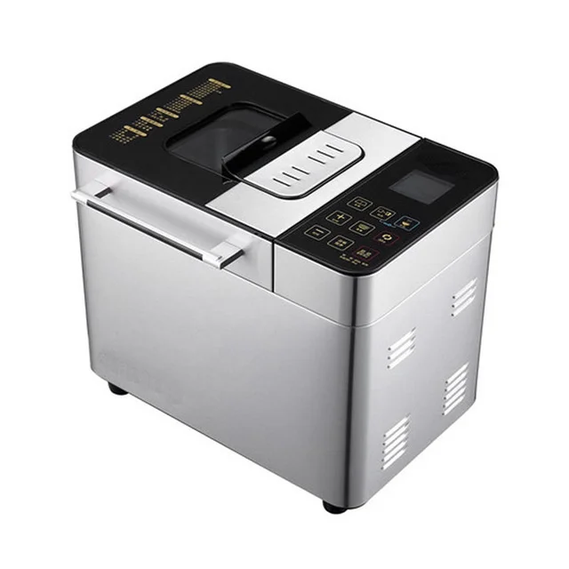 Electric Household Bread Maker Machine Stainless Steel with Automatic Fruit and Nut Dispenser Max Capacity 2LB
Electric Household Bread Maker Machine Stainless Steel with Automatic Fruit and Nut Dispenser Max Capacity 2LB