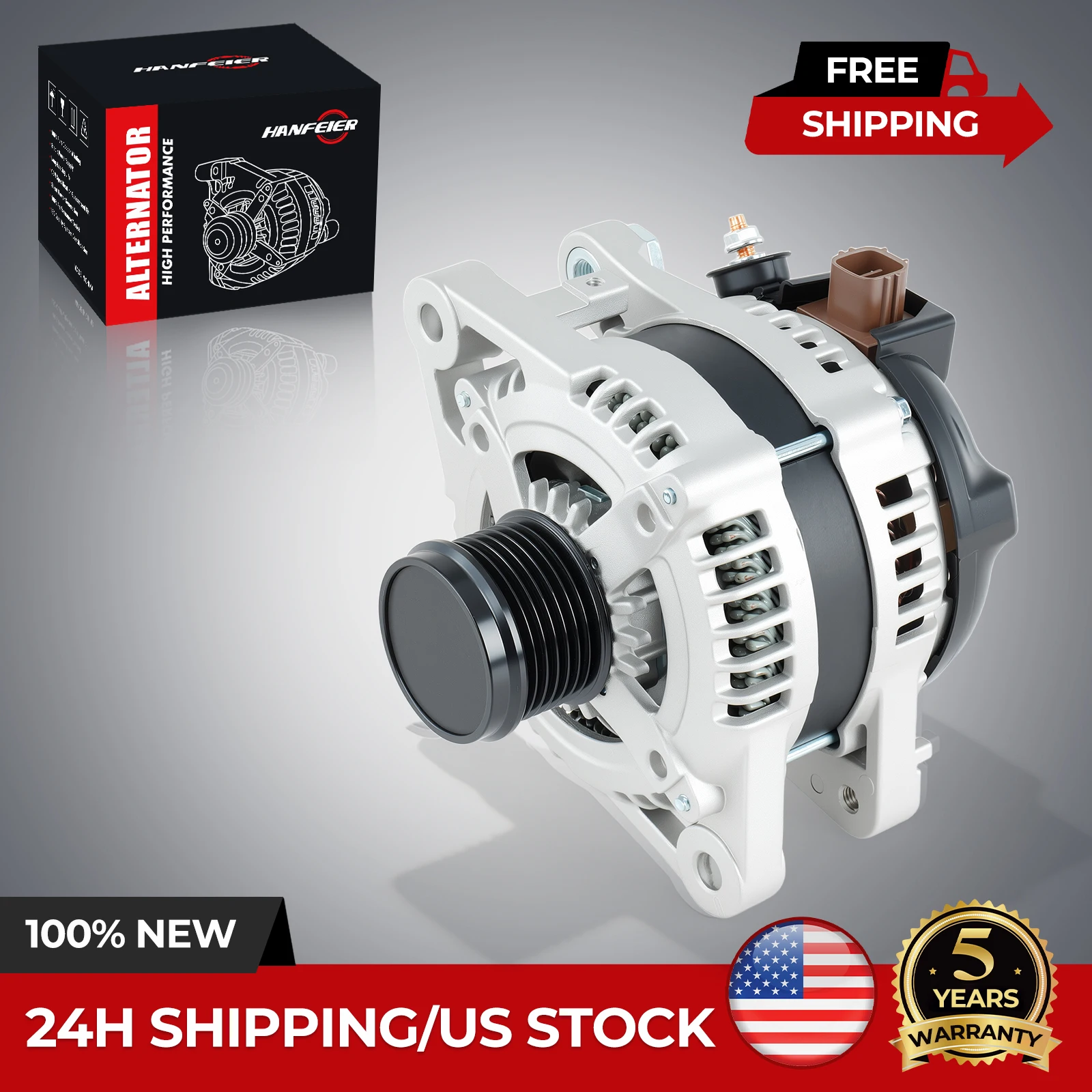 Alternator for 2007-2016 Toyota Camry 2008-2013 Highlander 3.5L 100Amp 11136
Alternator for 2007-2016 Toyota Camry 2008-2013 Highlander 3.5L 100Amp 11136