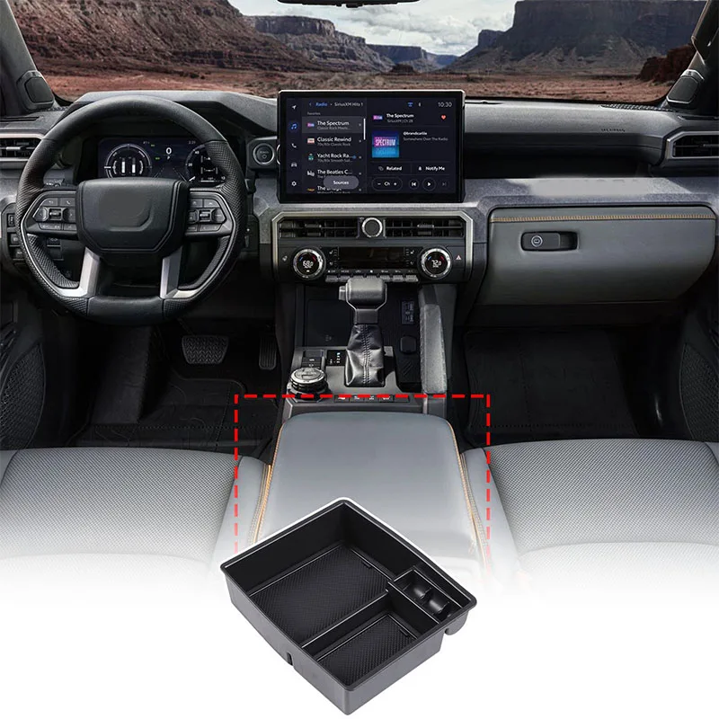 For Toyota Tacoma 2024+ ABS black car center console armrest box storage box mobile phone tray car interior accessories 1Pcs
For Toyota Tacoma 2024+ ABS black car center console armrest box storage box mobile phone tray car interior accessories 1Pcs