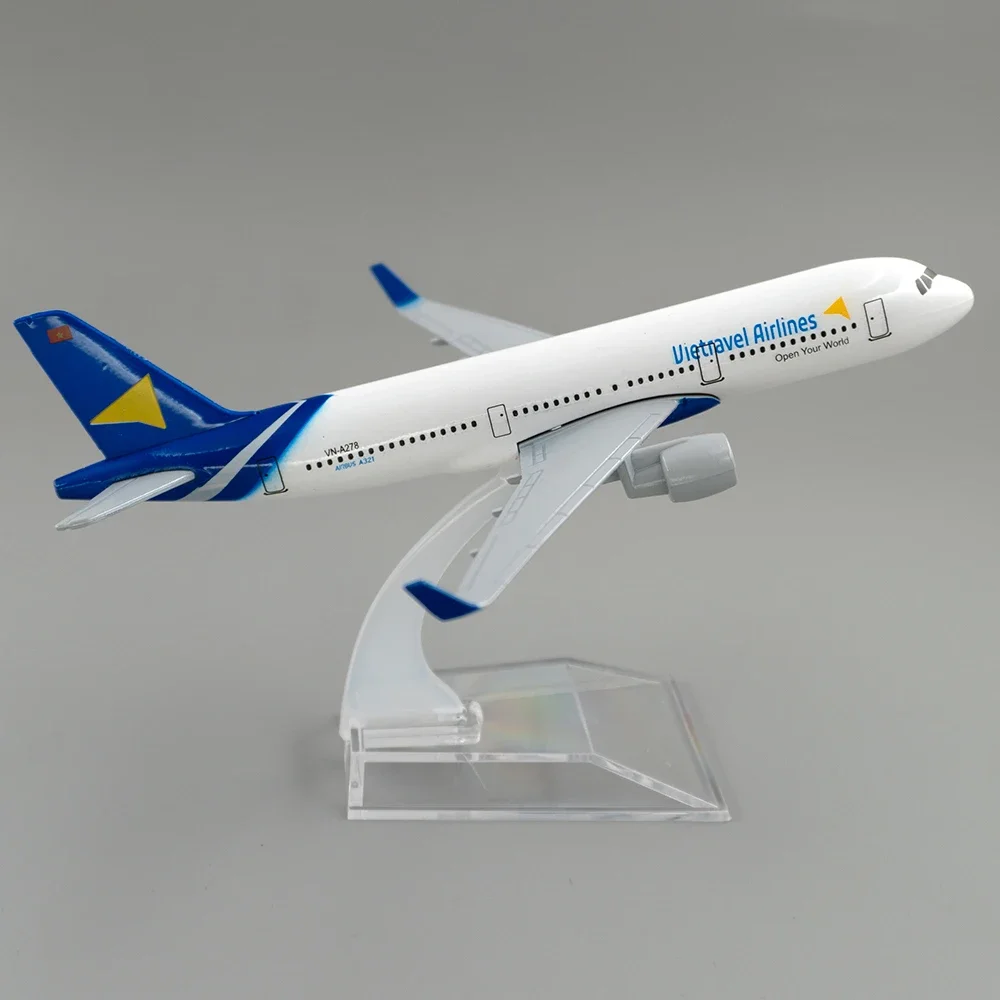 1/400 Aircraft Vietravel Airlines Airbus A321 16cm Alloy Plane Model Toy Children Kids Gift for Collection Decoration
1/400 Aircraft Vietravel Airlines Airbus A321 16cm Alloy Plane Model Toy Children Kids Gift for Collection Decoration