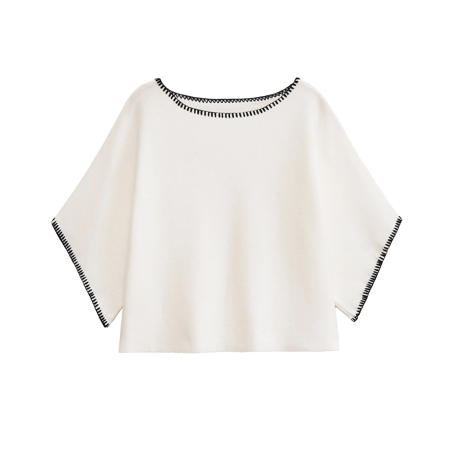 Новинка 2023 года, белый свободный контрастный воротник, манжеты, украшение с вышивкой, топ с короткими рукавами, женский повседневный универсальный модный стиль
Новинка 2023 года, белый свободный контрастный воротник, манжеты, украшение с вышивкой, топ с короткими рукавами, женский повседневный универсальный модный стиль