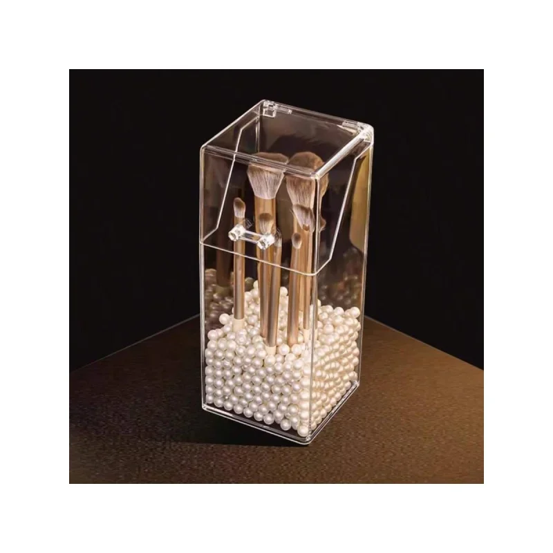 1pc Acrylic Transparent Desktop Box With Lid, Plastic Container Organizer Stand For Makeup Brushes And Pens Box organizer Desk
1pc Acrylic Transparent Desktop Box With Lid, Plastic Container Organizer Stand For Makeup Brushes And Pens Box organizer Desk