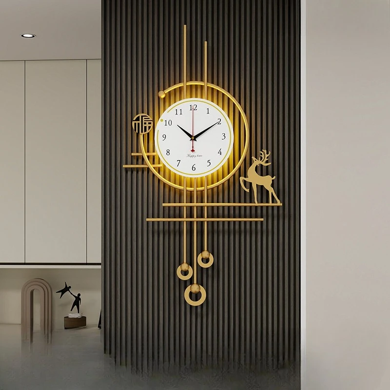 Creative Wall Clock Modern Silent Minimalist Artistic Wall Clock for Living Room Fashion Home Decor Luxury Design
Creative Wall Clock Modern Silent Minimalist Artistic Wall Clock for Living Room Fashion Home Decor Luxury Design