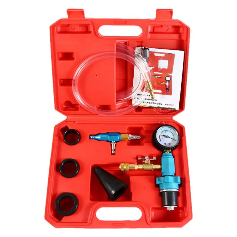 7pcs Auto Cooling System Vacuum Fill Tool Car Coolant Refill Kit Vehicle Antifreeze Replacement Automotive Tools
7pcs Auto Cooling System Vacuum Fill Tool Car Coolant Refill Kit Vehicle Antifreeze Replacement Automotive Tools