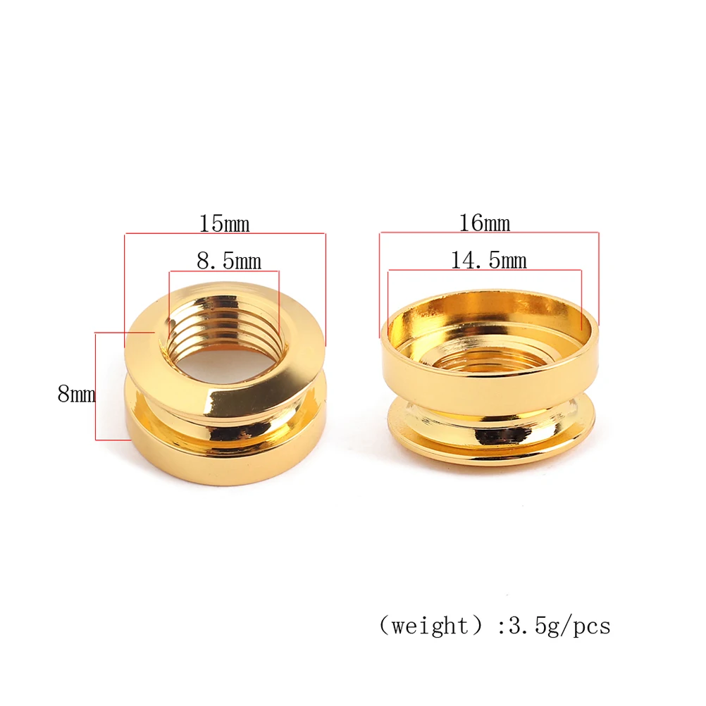 3pcs Golden Ring Guitar Jack Plug Acoustic Endpin Button Replacement Strap Pickup Cable Durable Material Electric Bass
3pcs Golden Ring Guitar Jack Plug Acoustic Endpin Button Replacement Strap Pickup Cable Durable Material Electric Bass